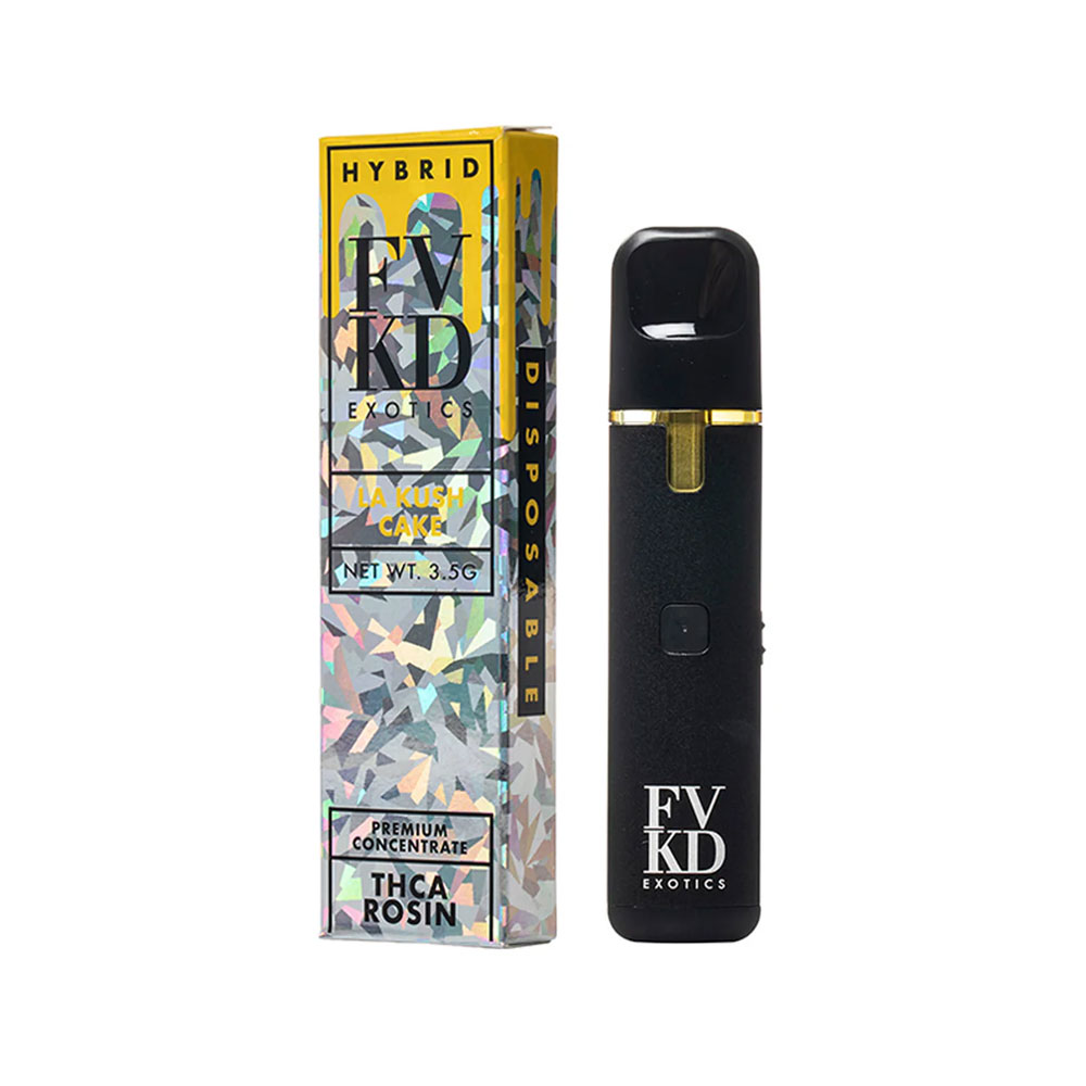 FVKD Exotics LA Kush Cake Rosin 3.5g Disposable Cart