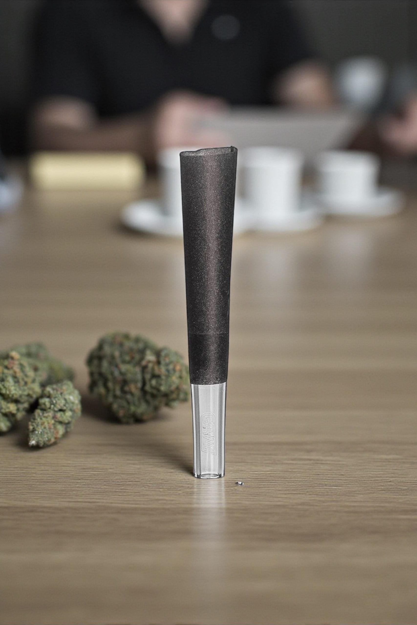 Grav Quartz Tip Cones-Short Kings-Black 6pk