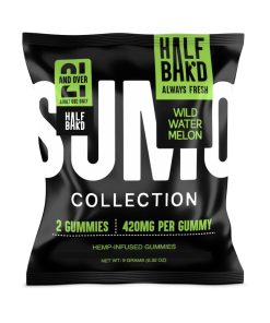 Half Bak'd SUMO Wild Watermelon 420mg Gummies 2ct