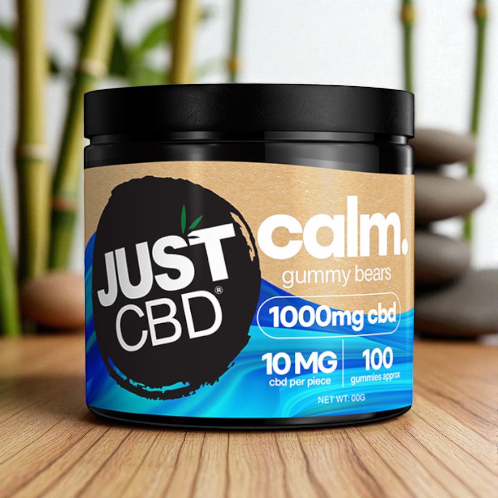JustCBD Calm Hemp Infused Gummy Bears 1000mg