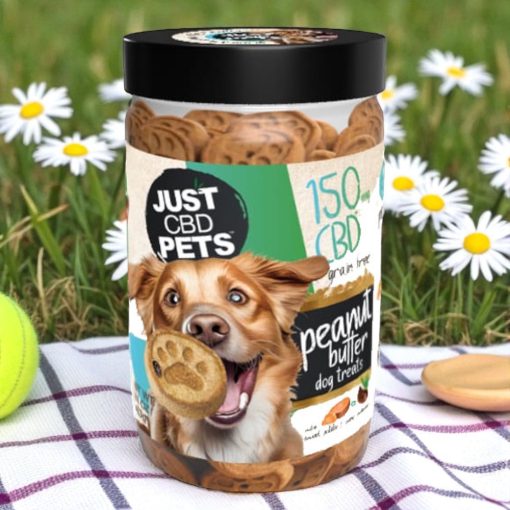 JustCBD Pets Peanut Butter Dog Treats 150mg