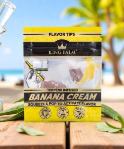 King Palm Banana Cream Flavor Tips 2pk
