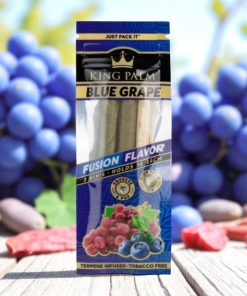 King Palm Blue Grape Mini Rolls 2pk