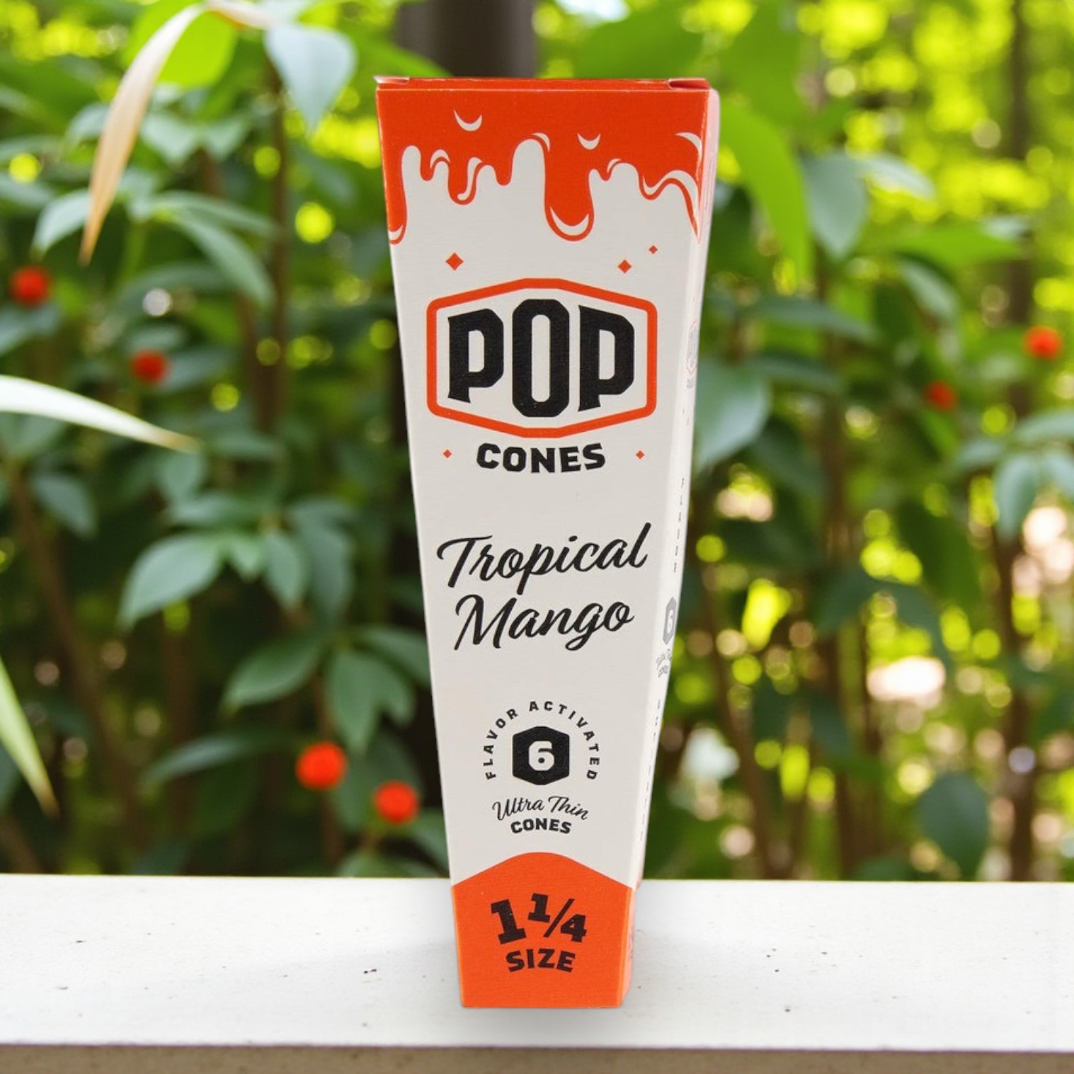 Pop Cones Tropical Mango 1 1/4 6pk