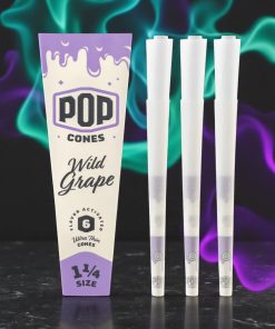 Pop Cones Wild Grape 1 1/4 6pk