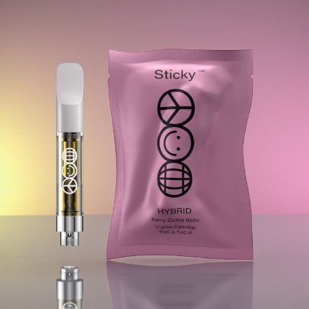 Puffy Sticky Berry Zkittle Belts 1.1g Cart