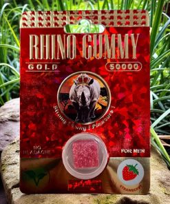 Rhino Gold 5000 Gummy For Men - Strawberry