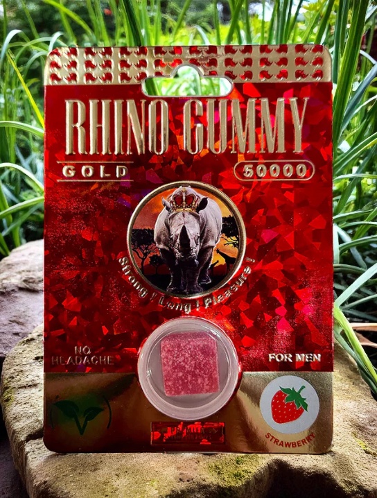 Rhino Gold 5000 Gummy For Men - Strawberry