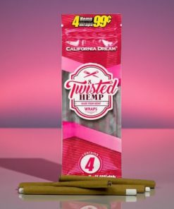 Twisted Hemp California Dream Hemp Wraps 4pk