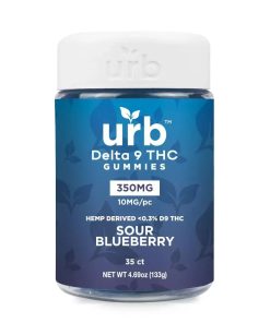 Urb Sour Blueberry 350mg Gummies 35ct