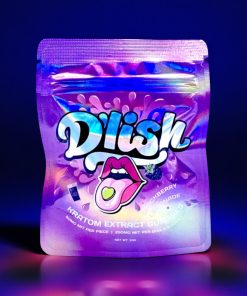 D'lish Blackberry Lemonade Kratom Extract Gummies 5ct