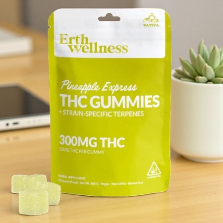 Erth Wellness Pineapple Express 300mg Gummies
