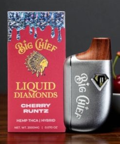 Big Chief Liquid Diamonds Cherry Runtz 2g Disposable Vape