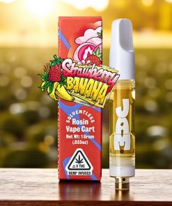Jam Strawberry Banana Solventless Rosin 1g Cart