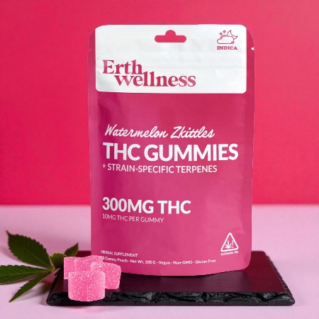 Erth Wellness Watermelon Zkittles 300mg Gummies