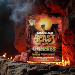 IndaCloud Flaming Cinnamon Beast Mode 10,000mg Gummies 20ct