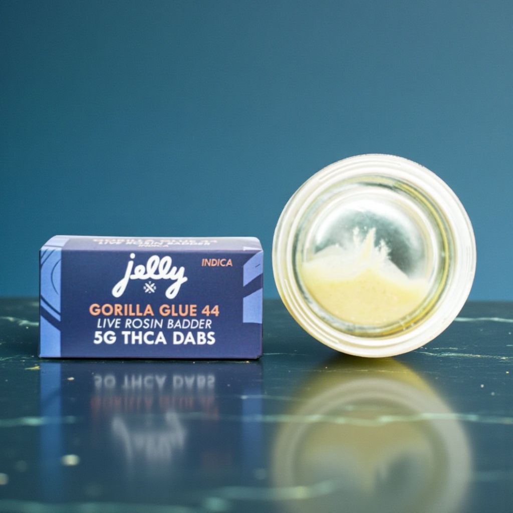 NYB Labs X Jelly Gorilla Glue #44 Live Rosin 2g Dabs