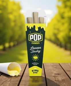 Pop Cones Lemon Slushy King Size 3pk