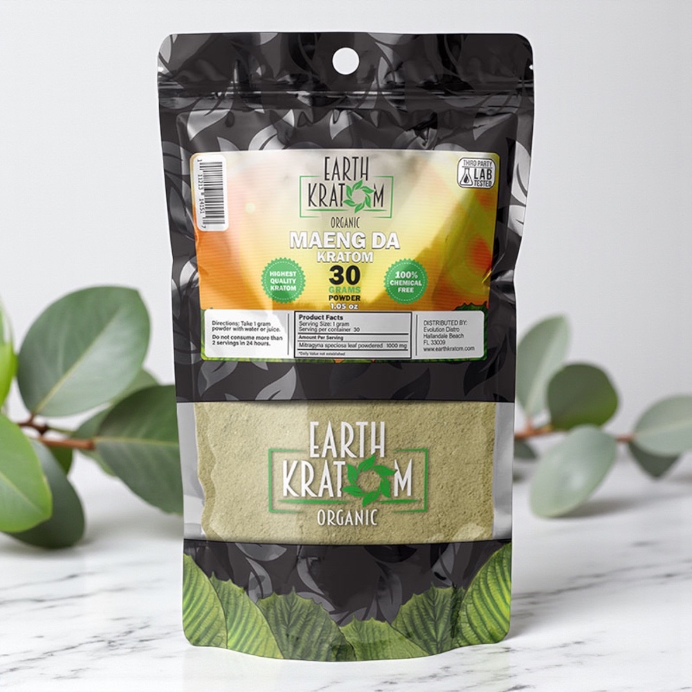 Earth Kratom Green Maeng Da 30g