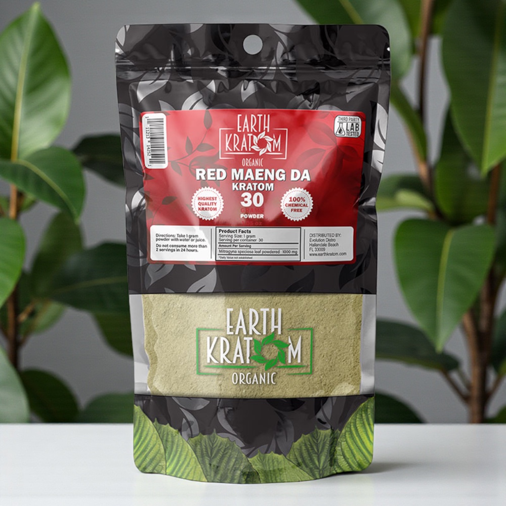 Earth Kratom Red Maeng Da 30g