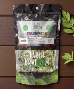 Earth Kratom Trainwreck 300 Capsules