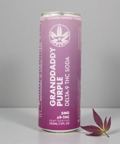 Foundry Nation Granddaddy Purple D9 THC Soda 5mg