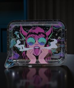 Get Lost Large Galaxy 3D Funnel Rolling Tray w/ Lid