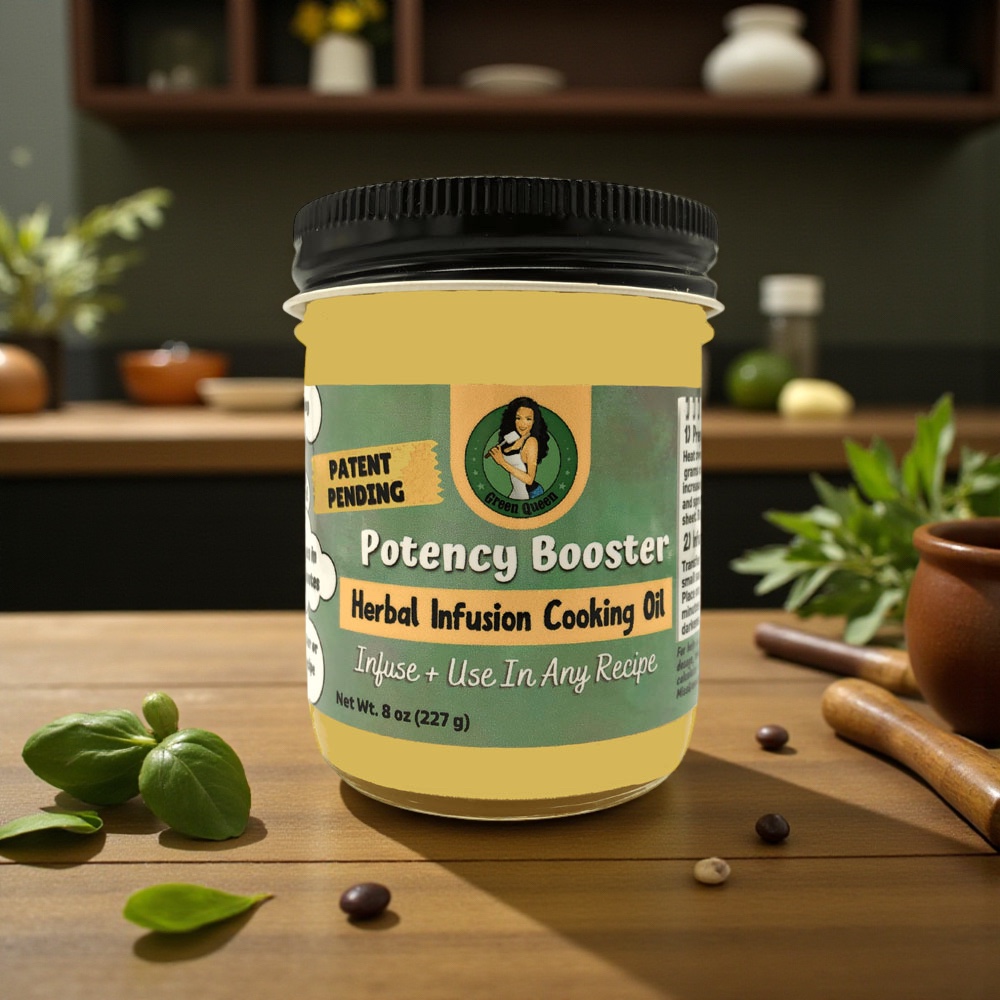Green Queen Potency Booster Herbal Infusion Cooking Oil