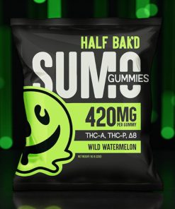 Half Bak'd SUMO Wild Watermelon 420mg Gummies 2ct