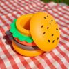 Hamburger Silicone Dab Container