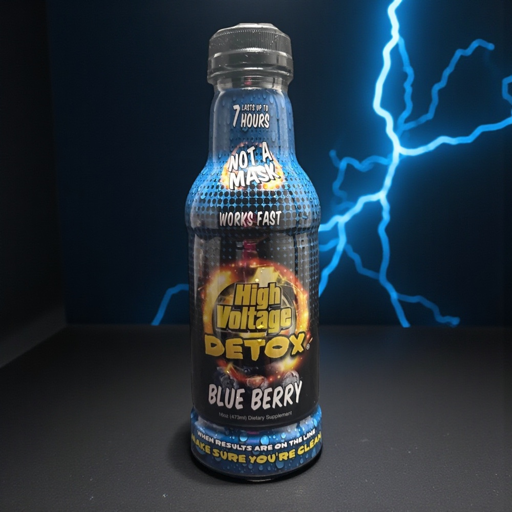High Voltage Detox Blue Berry 16oz