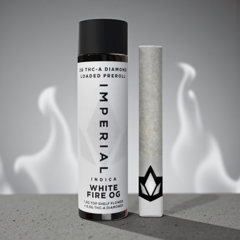 Imperial THCa Diamond Loaded White Fire OG 2g Pre-Roll