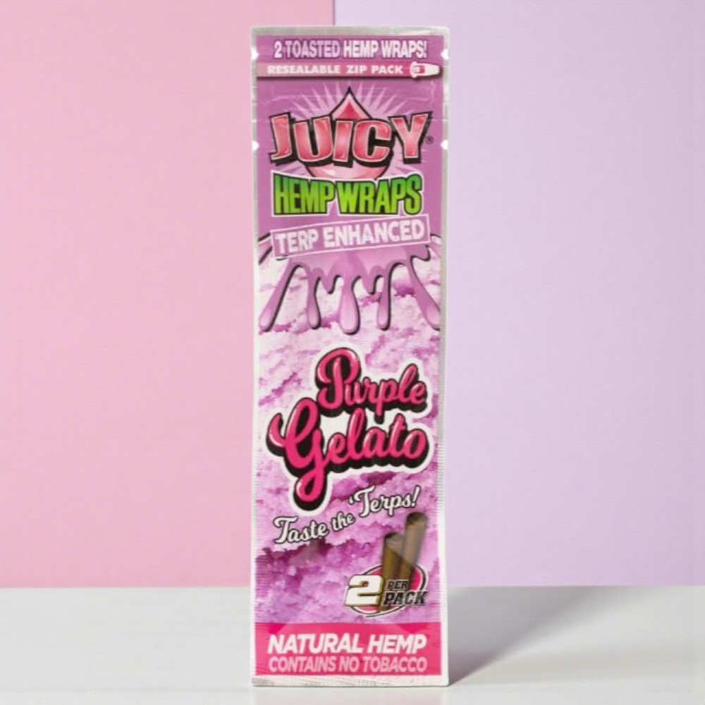 Juicy Hemp Wraps Purple Gelato 2pk