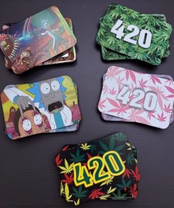 Mini Metal Rolling Tray w/ Lid