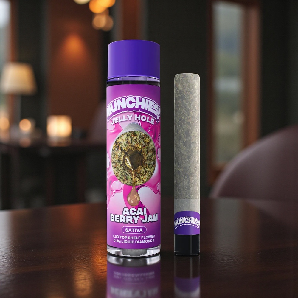Munchies! Jelly Hole Berry Acai Berry Jam 2g Pre-Roll