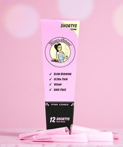 Blazy Susan Pink 53mm Shortys Cones 12pk