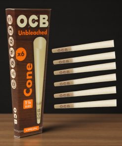 OCB Unbleached 1 1/4 Cones 6pk