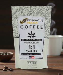 Pinnacle Maxx 1:1 THC:CBD 960mg Ground Coffee