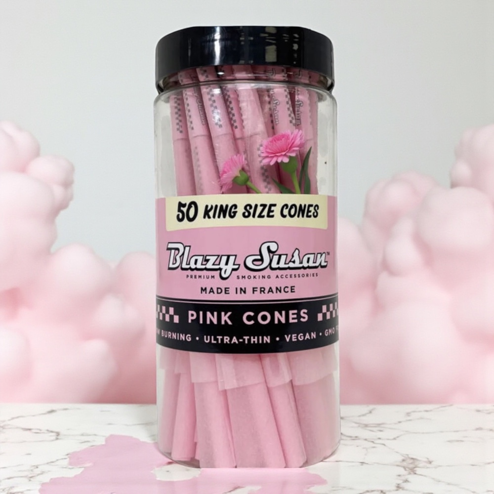 Blazy Susan Pink King Sized Cones 50pk