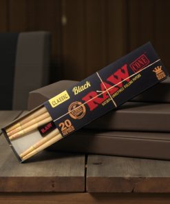 Raw Classic Black King Sized Cones 20pk