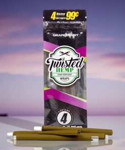Twisted Hemp Grape Burst Hemp Wraps 4pk
