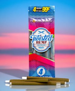 Twisted Hemp Tropical Breeze Hemp Wraps 4pk