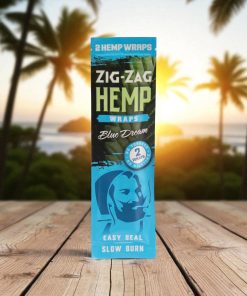 Zig Zag Blue Dream Hemp Wraps  2pk