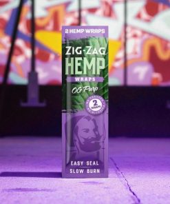 Zig Zag OG Purp Hemp Wraps 2pk