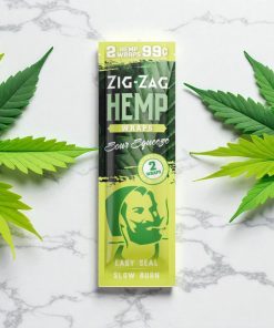 Zig Zag Sour Squeeze Hemp Wraps 2pk