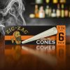 Zig Zag Ultra Thin 1 ¼ Cones 6pk