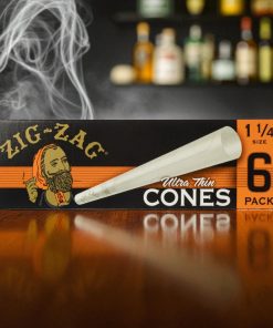 Zig Zag Ultra Thin 1 ¼ Cones 6pk