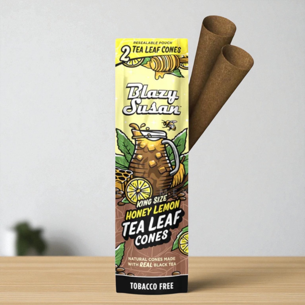 Blazy Susan King Size Honey Lemon Tea Cones 2pk