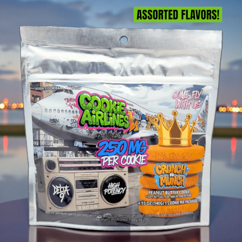 Cookie Airlines D9 THC 50mg Cookie (Asst. Flavors)