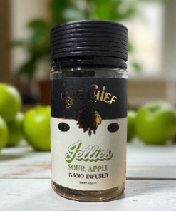 Big Chief Jellies Sour Apple Nano Infused D9 + THCp 15,000mg Gummies 30ct